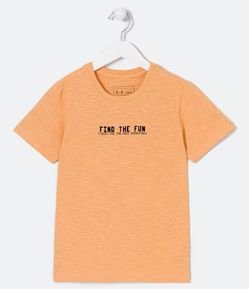 Camiseta Infantil com Estampa Find The Sun - Tam 5 a 14 anos