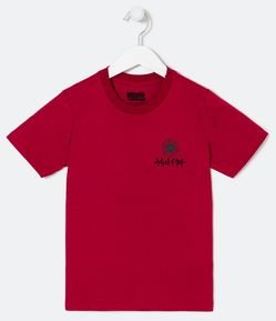 Camiseta Infantil com Estampa Frente e Costas de Sasuke - Tam 5 a 14 anos