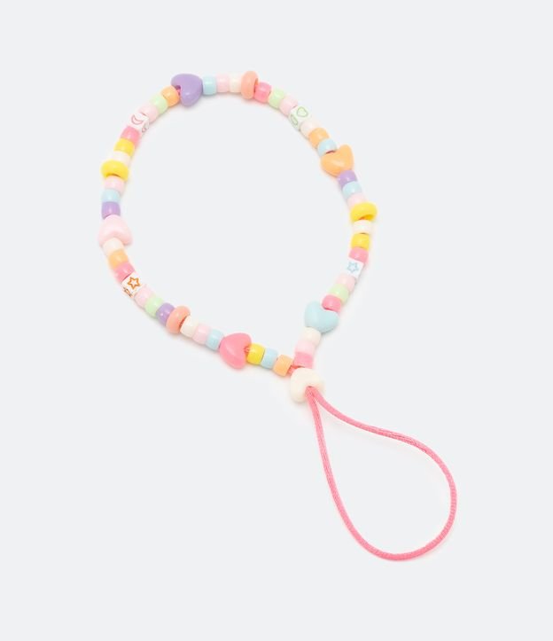 Alça para Celular Infantil com Miçanga Candy Color