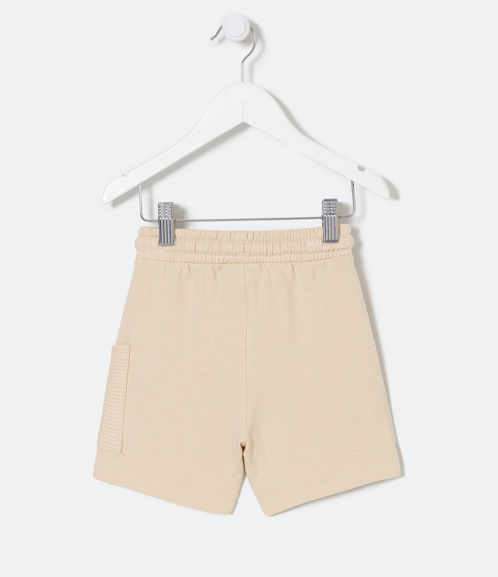 Bermuda Infantil com Bolso Texturizado - Tam 1 a 5 anos 2