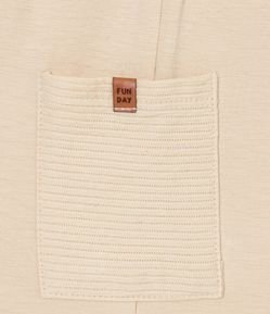 Bermuda Infantil com Bolso Texturizado - Tam 1 a 5 anos