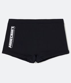 Sunga Boxer Infantil com Estampa Minecraft - Tam 5 a 14 anos