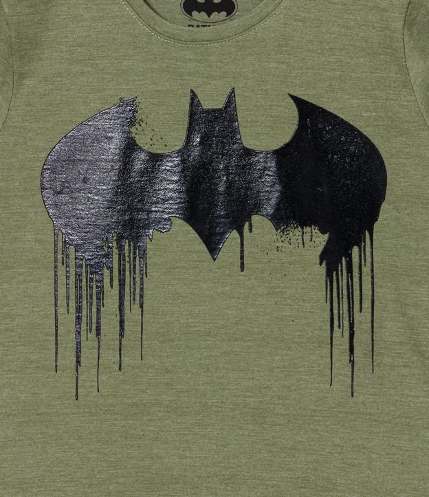 Pijama Curto Infantil com Estampa do Batman - Tam 4 a 14 anos Verde