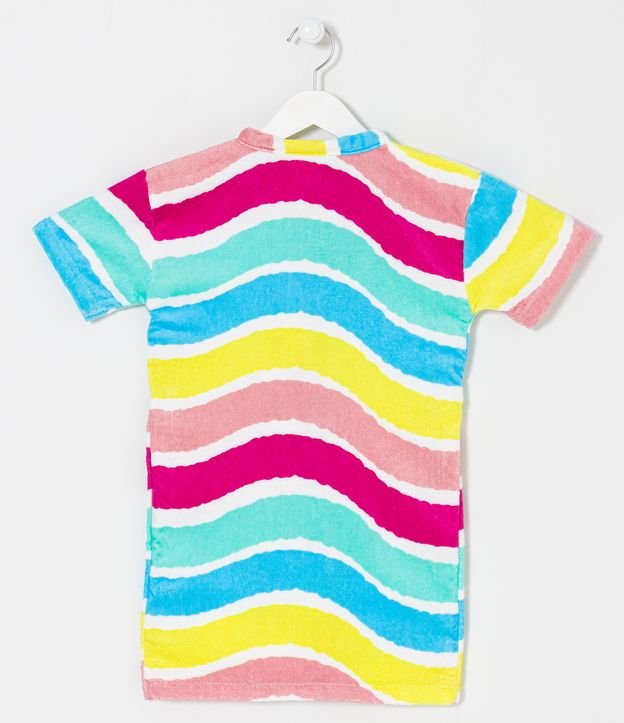 Bata de Baño Infantil Toalla con Rayas de Colores - Talle P al GG Multicolores 2
