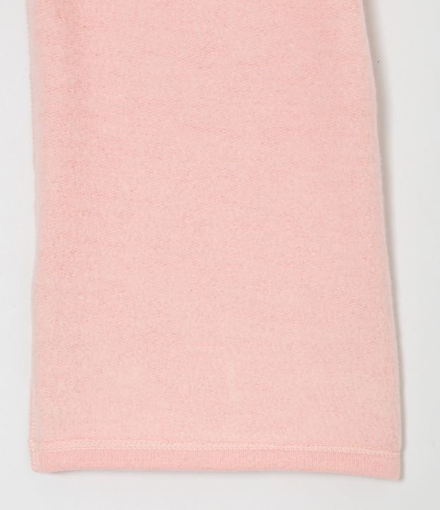 Pantalón Wide Leg Infantil con Detalles de Friso - Talle 1 a 5 años Rosado 4