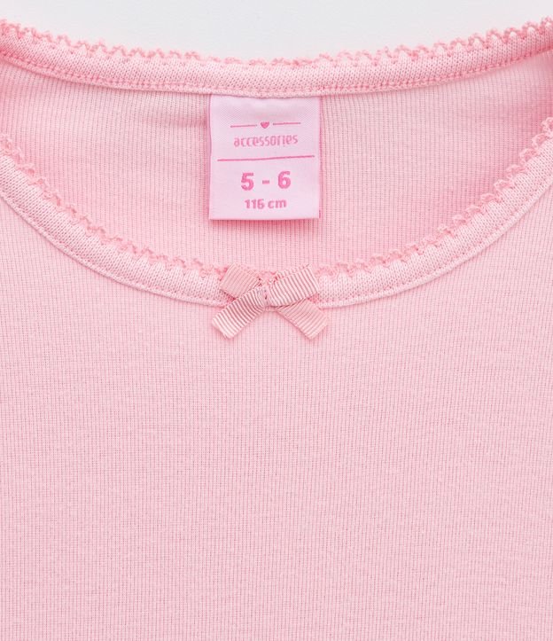 Kit 02 Pijamas Infantiles con Detalles de Lazo - Talle 4 a 14 años Multicolores 5
