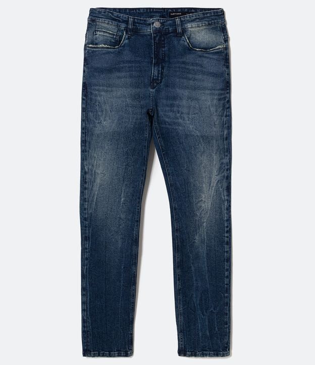 Pantalón Jeans Slim Dirty Azul 6