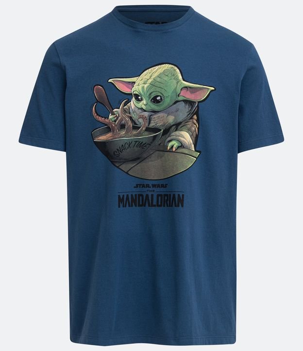 Camiseta Masculina Manga Curta Yoda Star Wars Branco