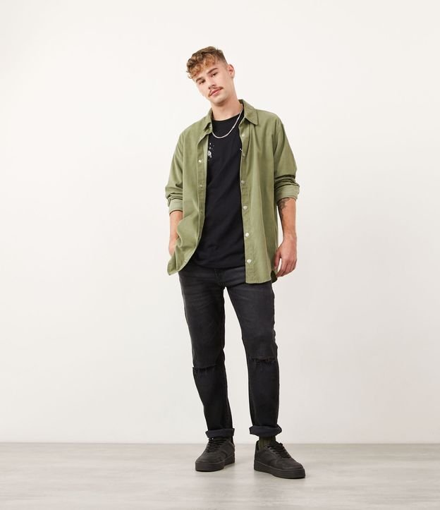 Calça Jeans Slim Navalhada