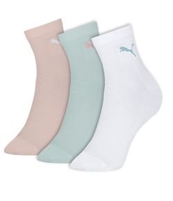 Kit 03 Pares de Meia Cano Medio em Algodão Texturizada Puma