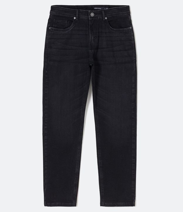 Pantalón Jeans Recto Negro 6