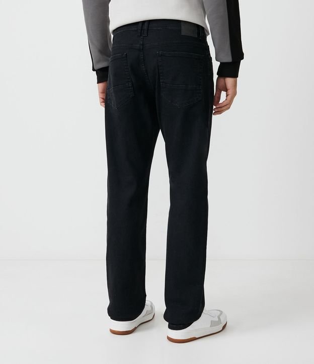 Pantalón Jeans Recto Negro 3