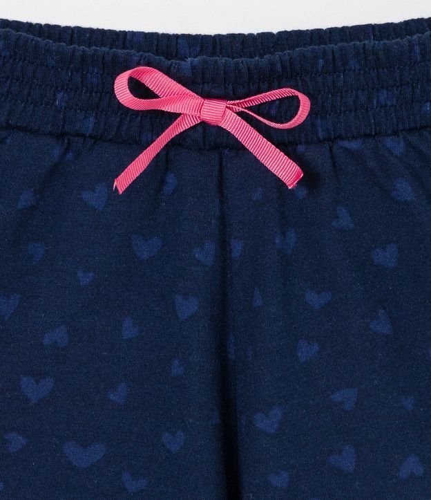 Pijama Corto Infantil con Estampado de Gato - Talle 1 a 4 años Azul 4