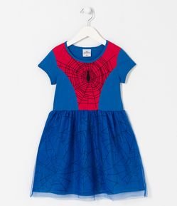 Camisón Infantil Disfraz del Spider-Man - Talle 4 a 10 años