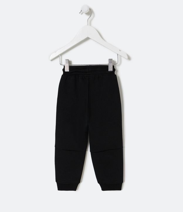 Pantalón Infantil con Cremallera en los Bolsillos - Talle 2 a 5 años Negro 2