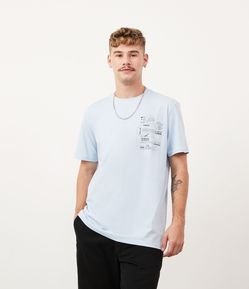 Camiseta em Algodão com Estampa da História do Sneaker