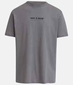 Camiseta Easy em Algodão com Estampa Car On Fire