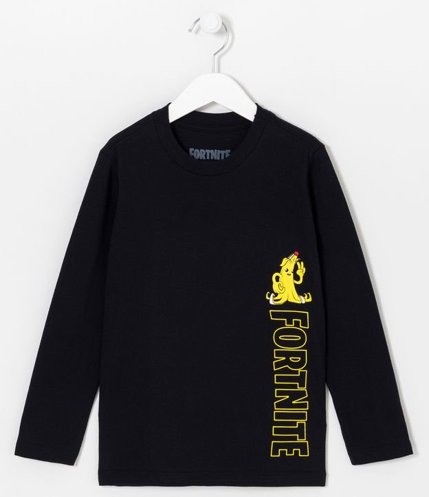 Camiseta Infantil com Estampa de Fortnite - Tam P ao G