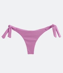 Biquíni Calcinha Laço Grosso Texturizado com Nó Lateral