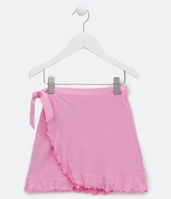 Saia Infantil em Poliamida com Babadinhos - Tam P ao GG