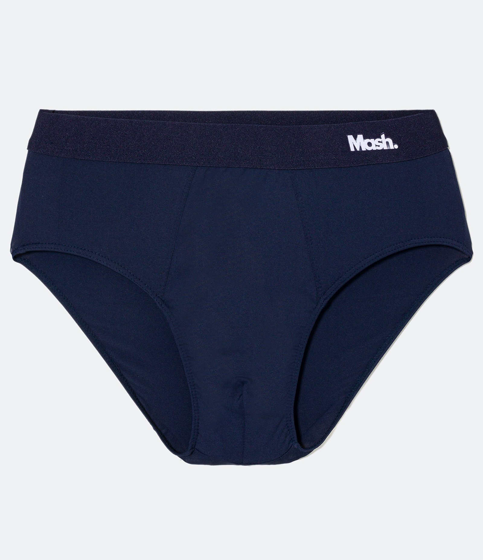 Cueca Slip em Poliamida com Cós Elástico Mash Azul 1