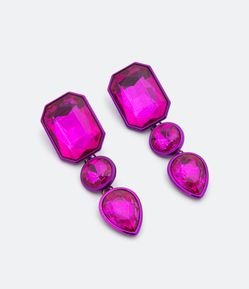 Maxi Brinco em Metal com Strass