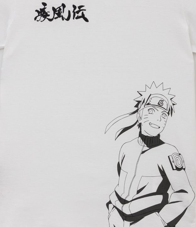 Camiseta Infantil Menino Manga Curta Naruto Com Estampa Sasuke