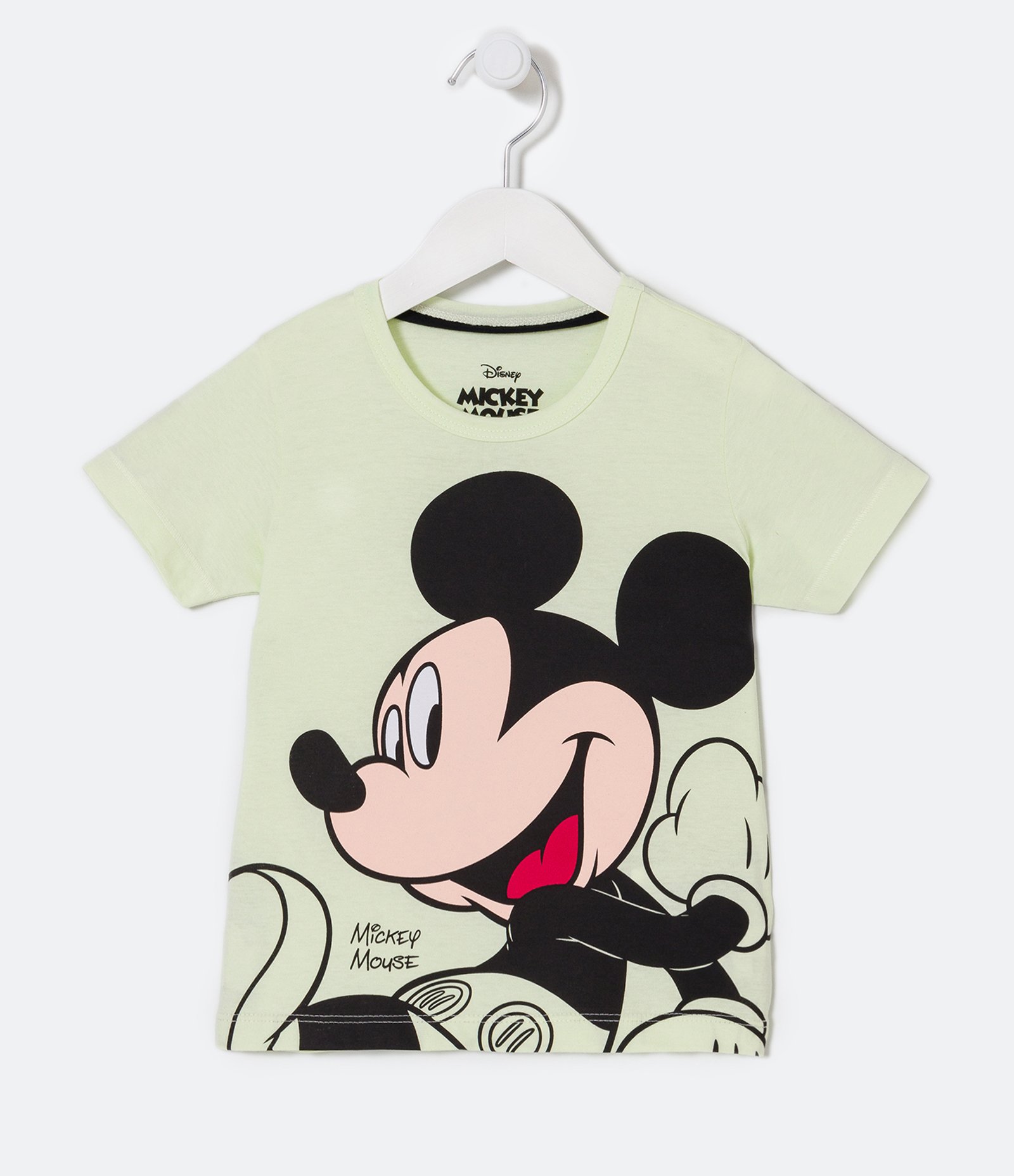 Camiseta Infantil com Estampa do Mickey - Tam 1 a 5 anos Verde 7