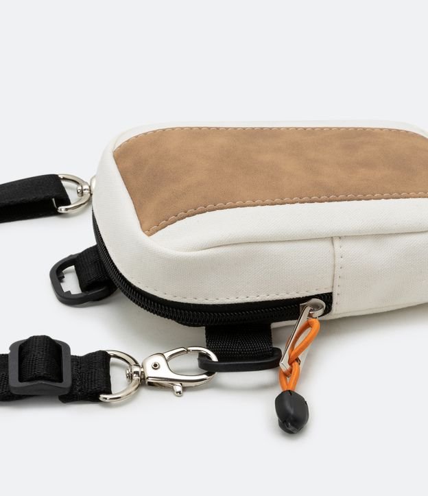 Bolso Mini Bag Crossbody con Recorte Blanco 2