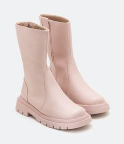 Bota Boot Tratorada com Zíper