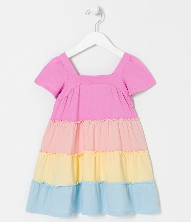 Vestido Marias Infantil con Volados - Talle 1 a 5 años Multicolores 1