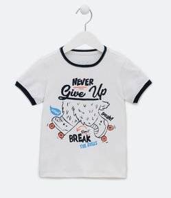 Camiseta Infantil com Estampa de Patins - Tam 1 a 5 anos