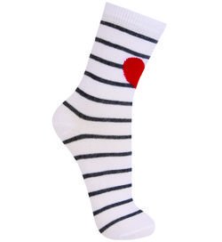 Meia Cano Medio Individual Poliamida Listras BRINDE