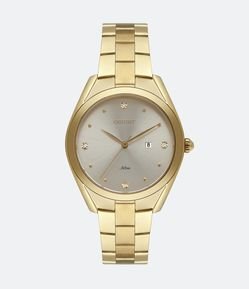 Relógio Orient Analógico com Pulseira e Caixa em Aço Dourado FGSS1212-C1KX