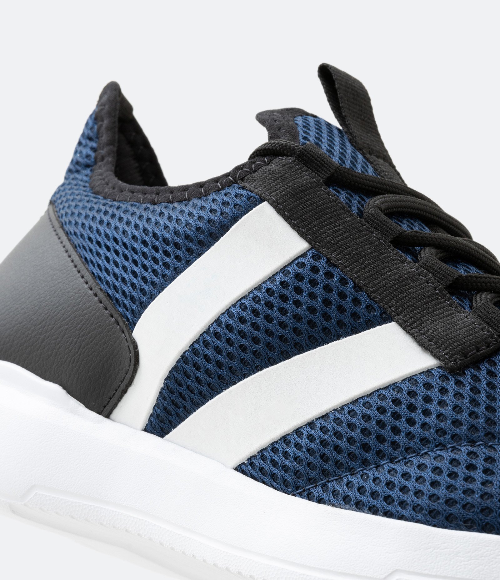 Tênis Esportivo Jogging Cano Baixo com Detalhes Contrastantes Viko Azul 4