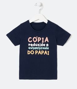 Camiseta Infantil com Frase Divertida - Tam 1 a 4 anos