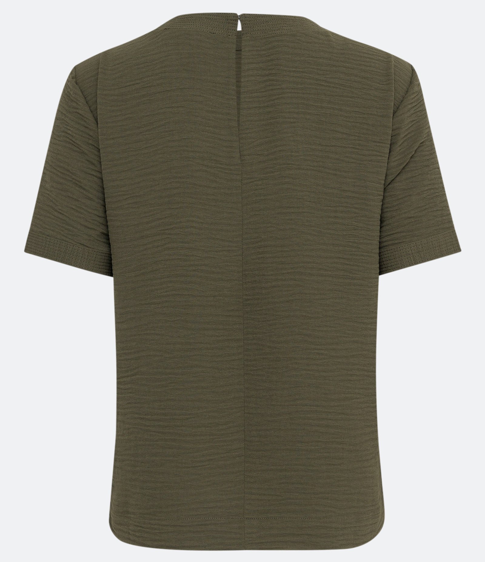 Blusa com Abertura nas Costas e Detalhes Pespontados 8