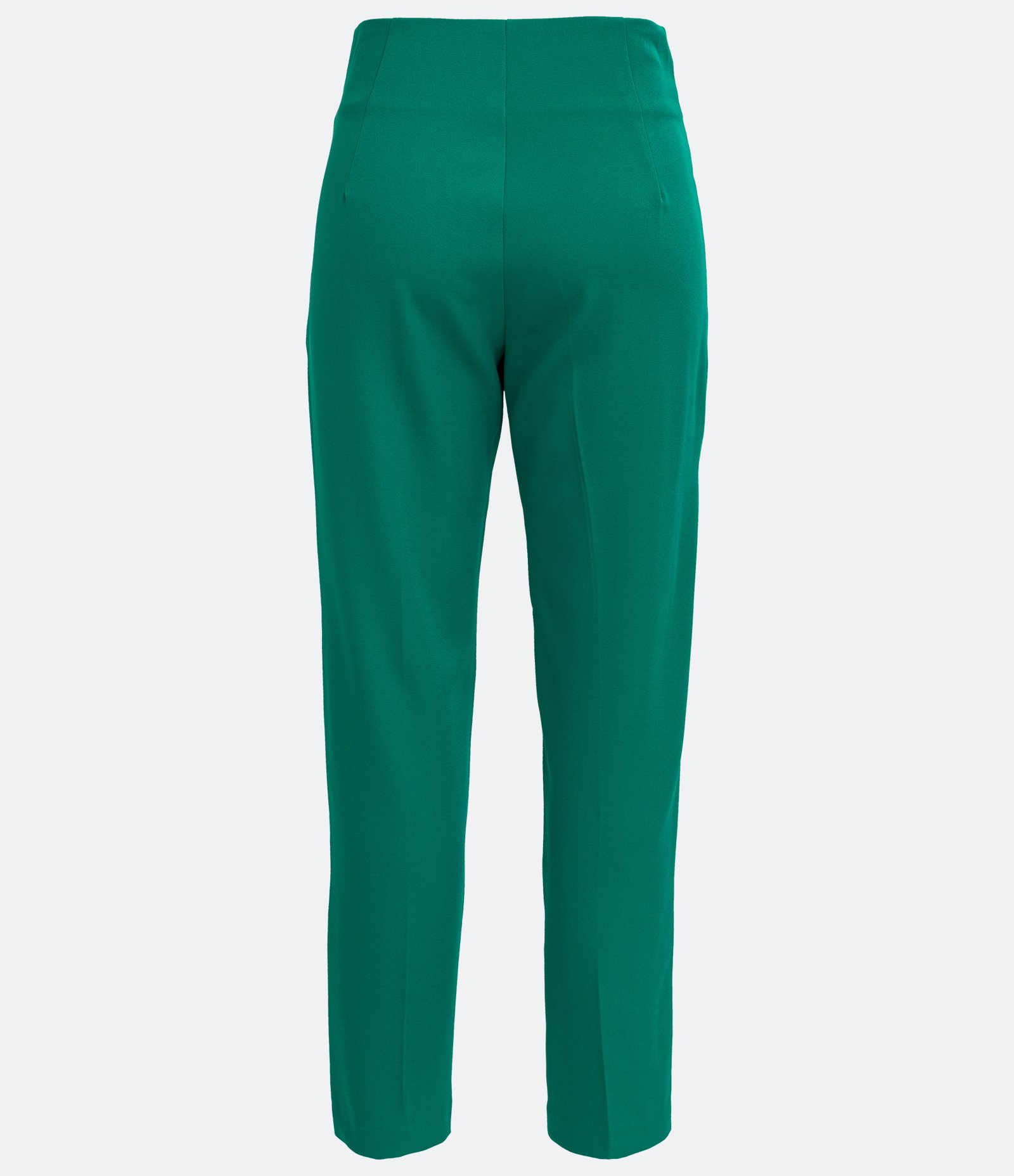 Calça Cenoura Alfaiataria com Pregas na Cintura Verde 6