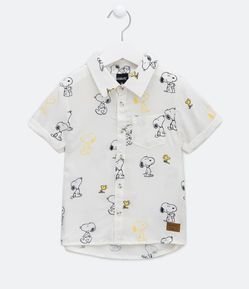 Camisa Infantil Estampa Snoopy - Talle 1 a 4 años