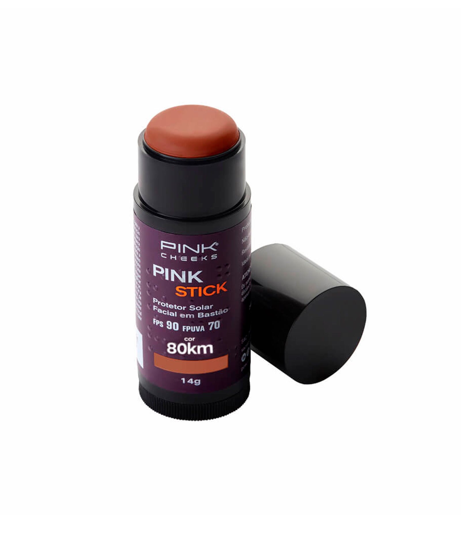 Protetor Solar com Cor Pink Stick Pink Cheeks 14g 1
