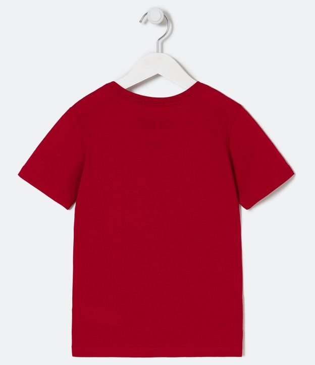 Remera Infantil Estampado Luffy One Piece - Talle 5 a 14 años Rojo 2