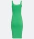 Imagem miniatura do produto Vestido Midi en Algodón con Escote Cuadrado Verde 7