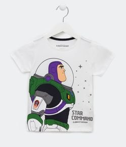 Camiseta Infantil com Estampa do Buzz Toy Story - Tam 1 a 5 anos