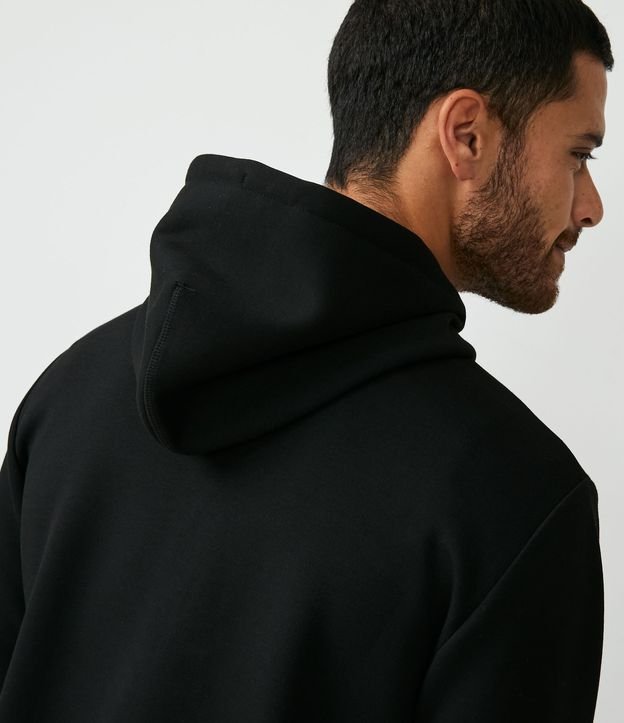 Buzo Algodón Fleece Negro 7