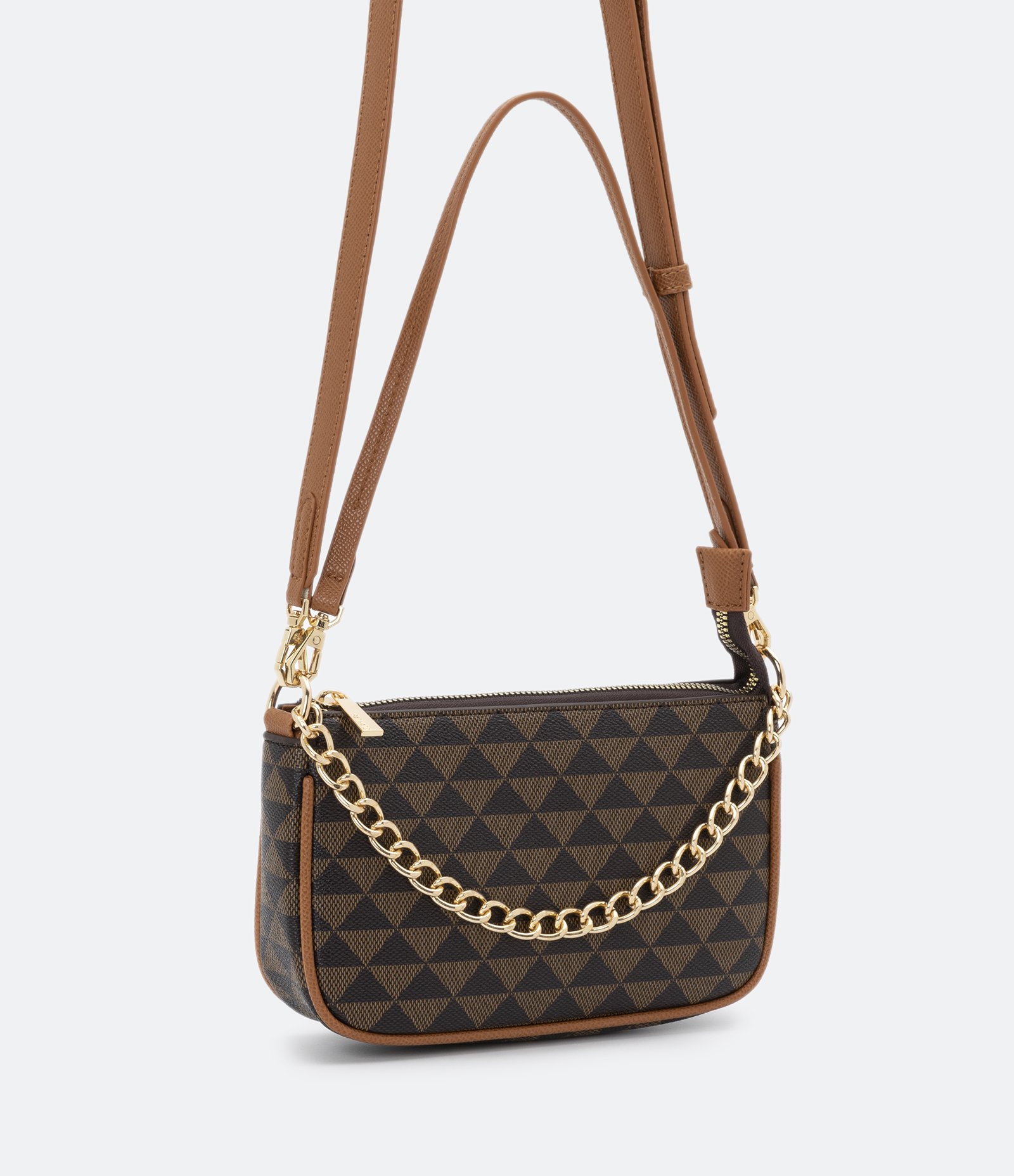 Bolsa Transversal Baguete com Alça de Corrente 2