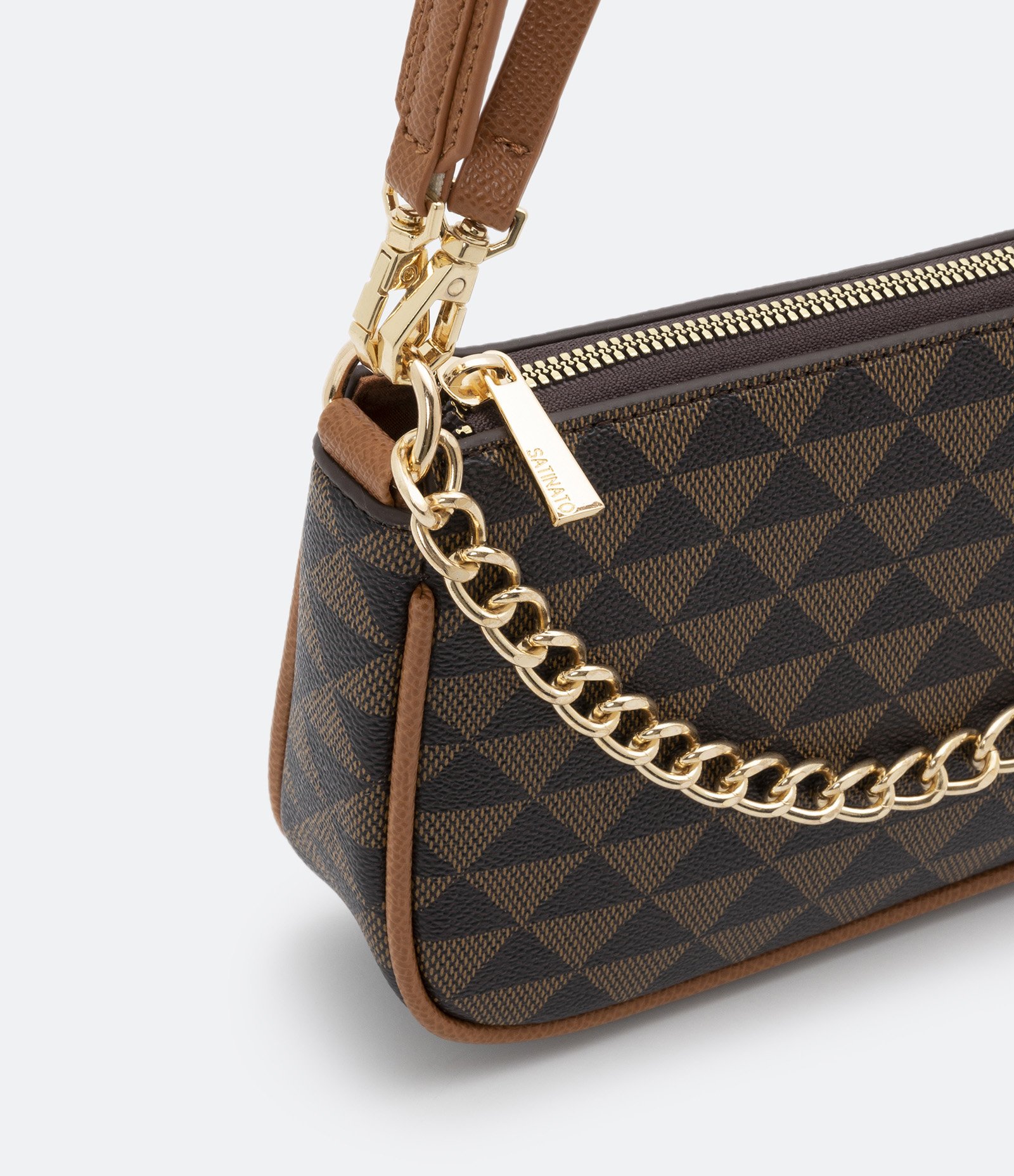 Bolsa Transversal Baguete com Alça de Corrente 3