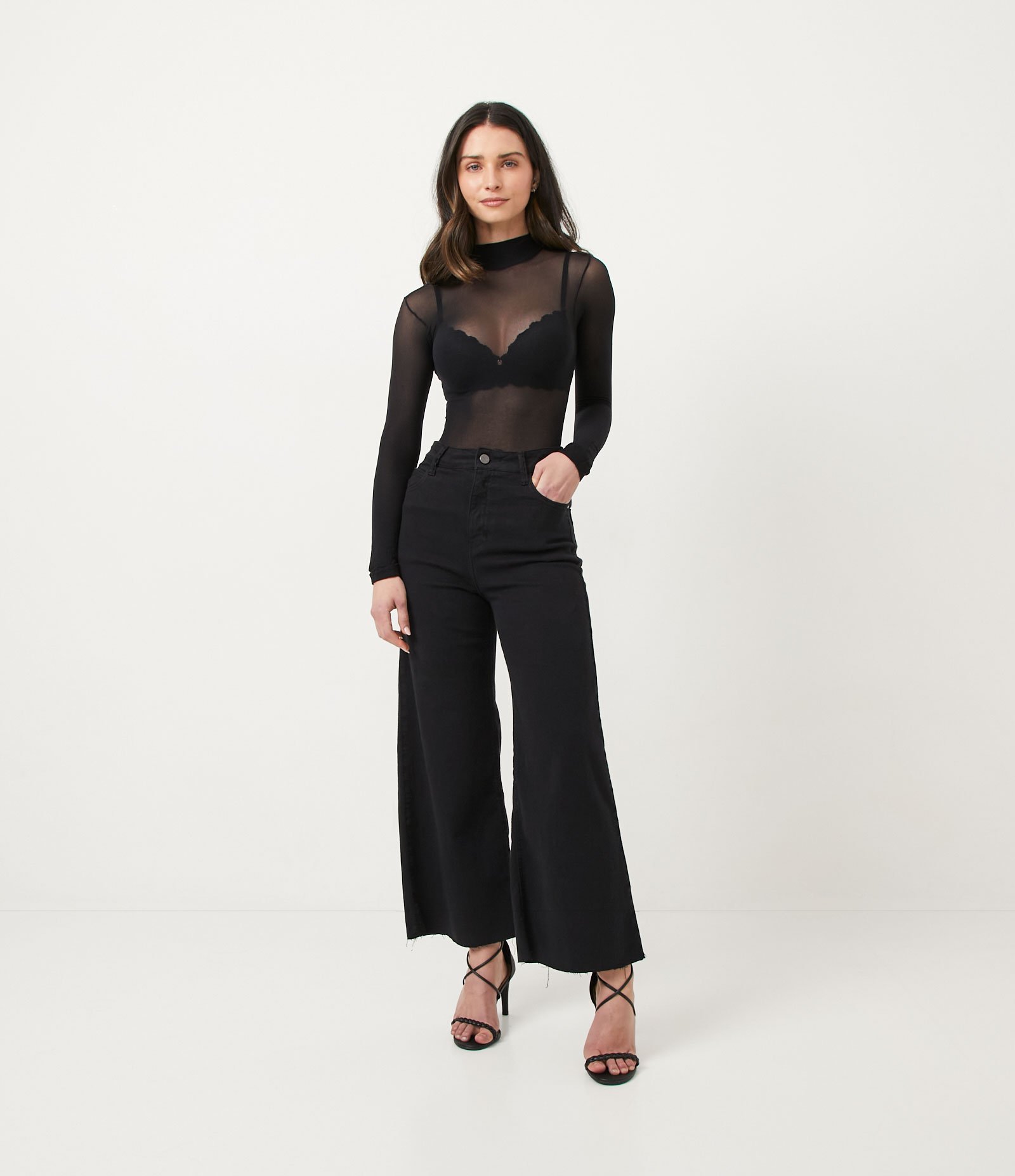 Blusa Segunda Pele em Poliamida Fio 40 com Gola Alta Lupo Preto 3