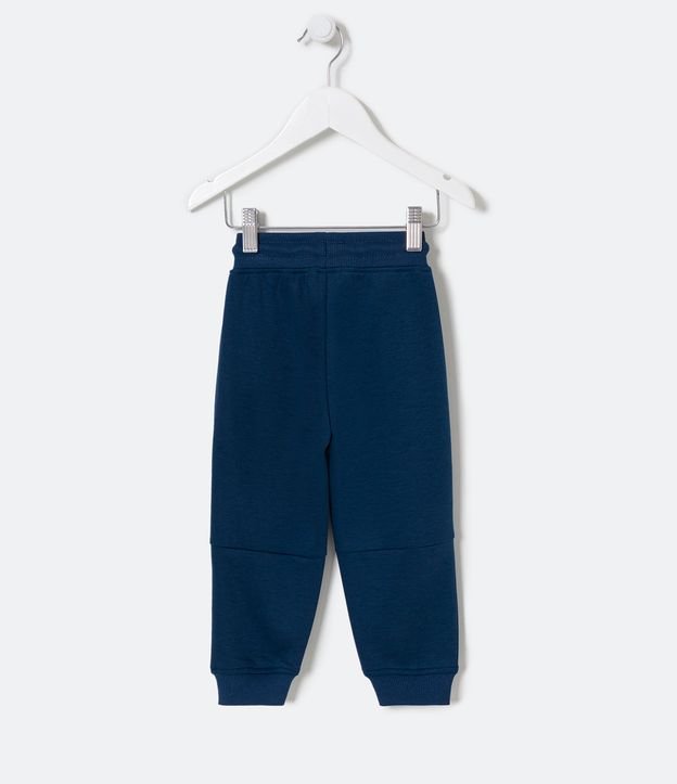 Pantalón en Algodón con Lazo en La cintura y Bolsillo - Talle 2 a 5 años Azul 2