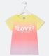 Imagem miniatura do produto Blusa Infantil Dip Dye con Estampado Love - Talle 5 a 14 años Multicolores 1