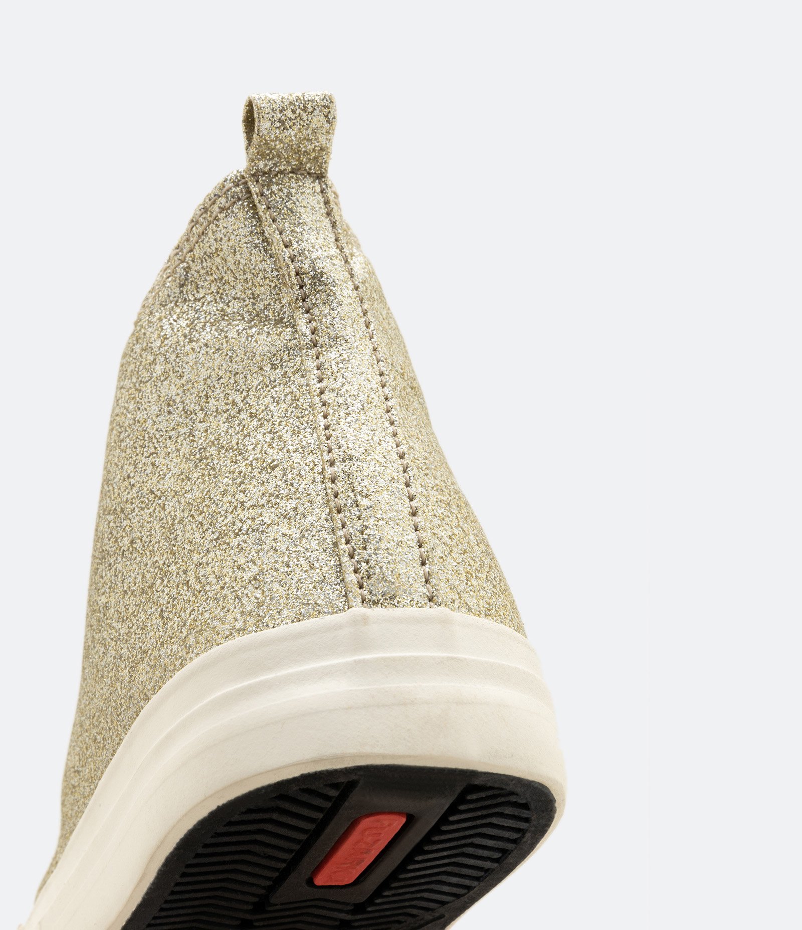 Tênis Infantil Abotinado com Glitter - Tam 28 ao 37 Dourado 2